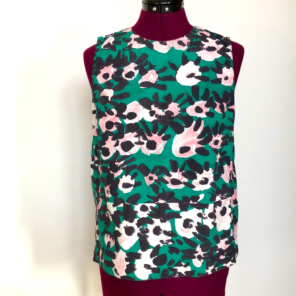 MARNI ❤️ Sleeveless Print Top Size Small